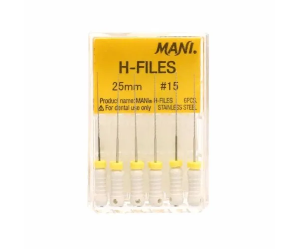 H-Files №15, ( 25 мм, 6 шт) Mani Mani (Японія)